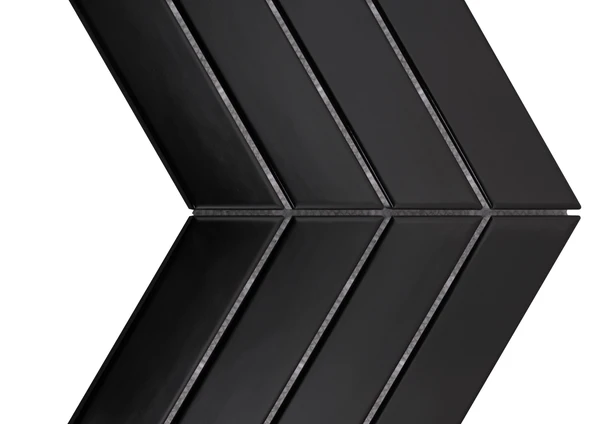 Mozaika ceramiczna Dunin Wallstar Royal Chevron Black matt – Mozaiki Dunin
